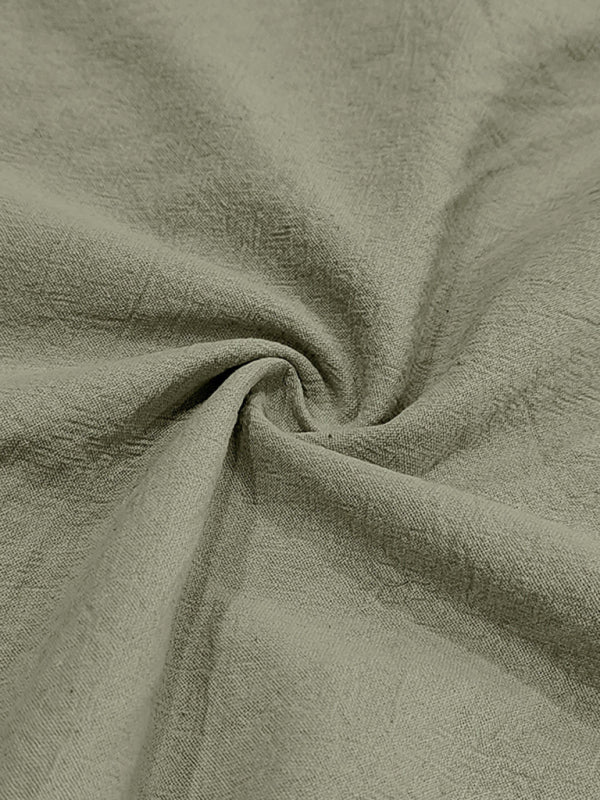 Men's Casual Sleeveless Waistcoat Shirt Linen Hooded Solid Color Breathable Loose Top