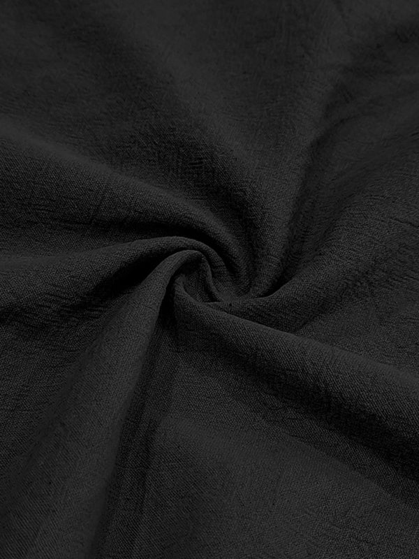 Men's Casual Sleeveless Waistcoat Shirt Linen Hooded Solid Color Breathable Loose Top