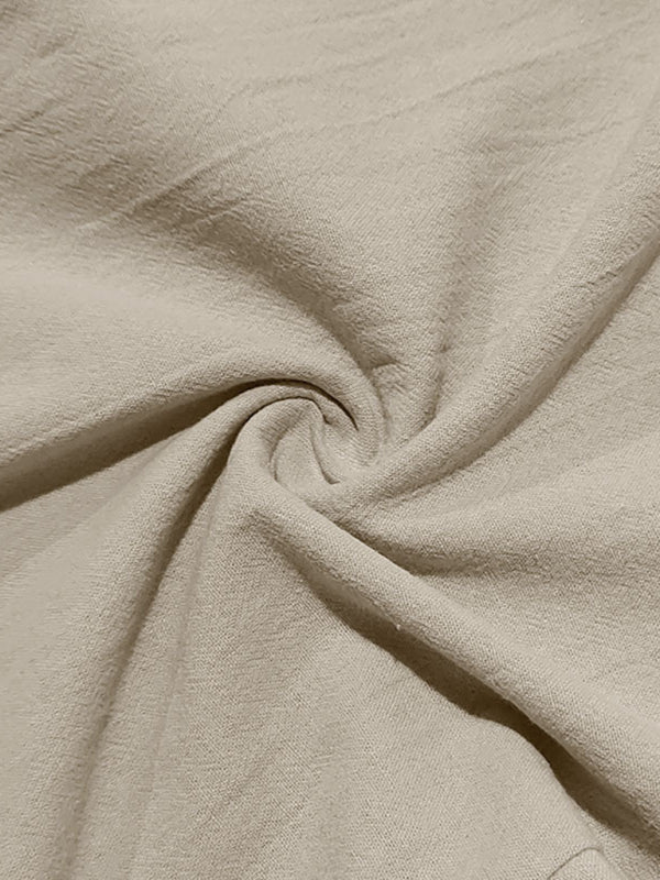 Loose linen casual wide-leg beach sports four seasons breathable trousers