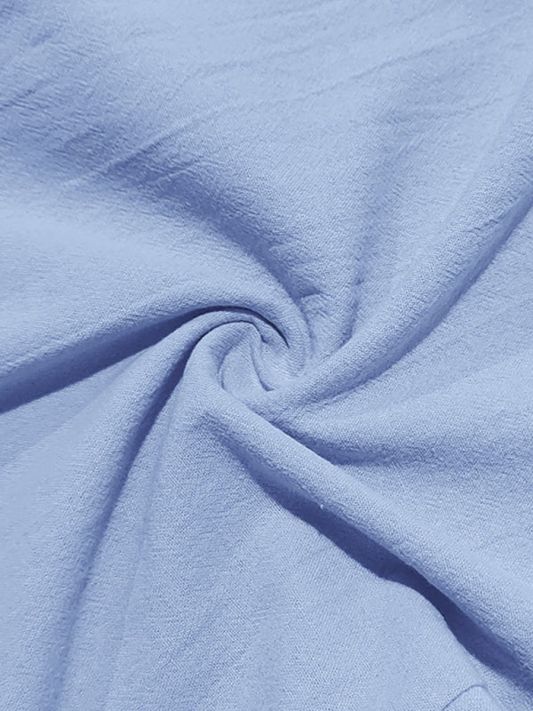 Loose linen casual wide-leg beach sports four seasons breathable trousers