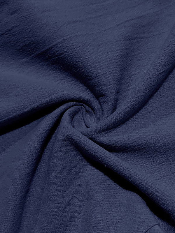 Loose linen casual wide-leg beach sports four seasons breathable trousers