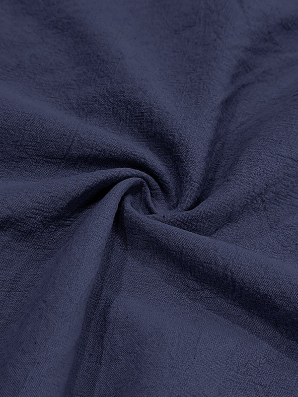 Men's Casual Sleeveless Waistcoat Shirt Linen Hooded Solid Color Breathable Loose Top